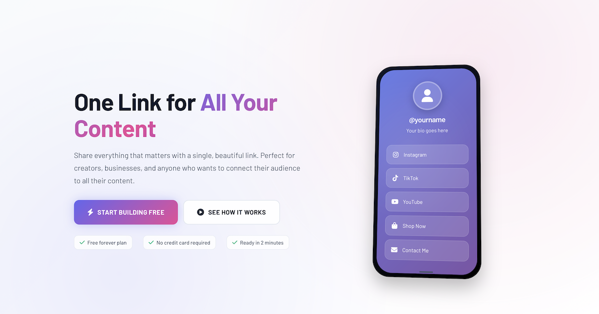 The Easiest Link in Bio - ezee.li